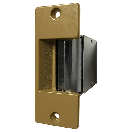 Trine Trine 00 Series Electric Strikes, 12 VDC Voltage, Sprayed Brass S005-12VDC